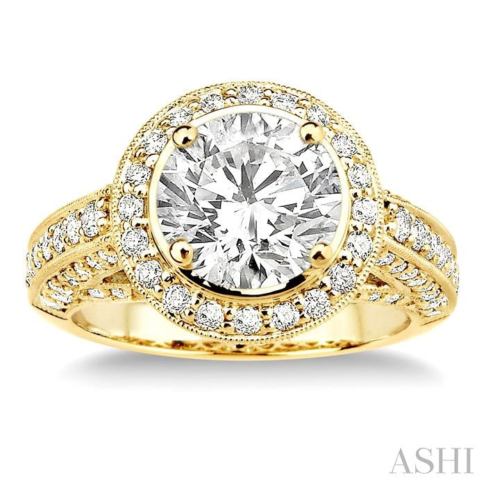 Semi-Mount Diamond Engagement Ring