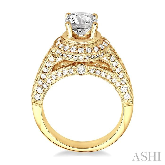 Semi-Mount Diamond Engagement Ring