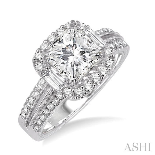 Semi-Mount Diamond Engagement Ring