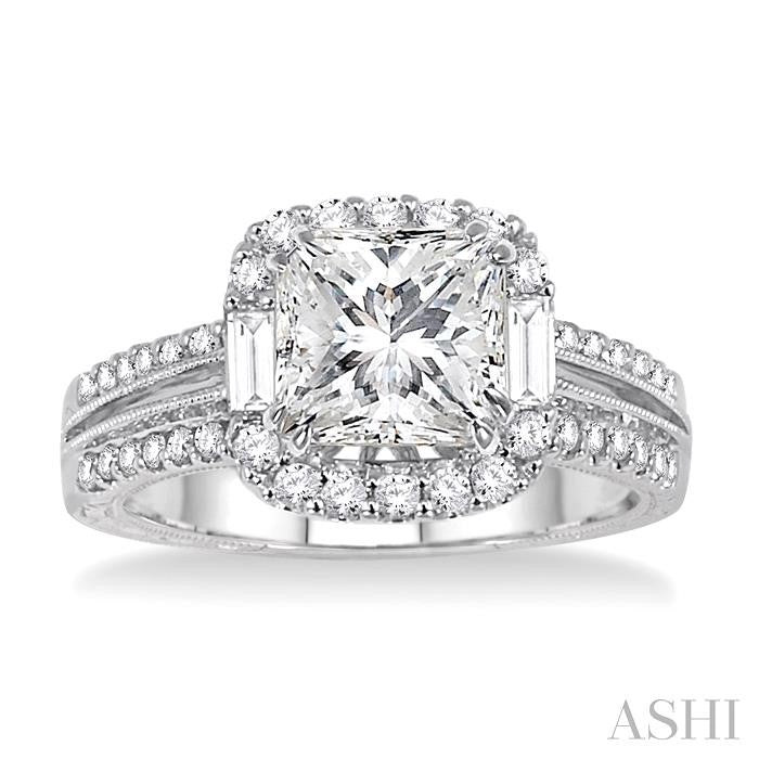 Semi-Mount Diamond Engagement Ring