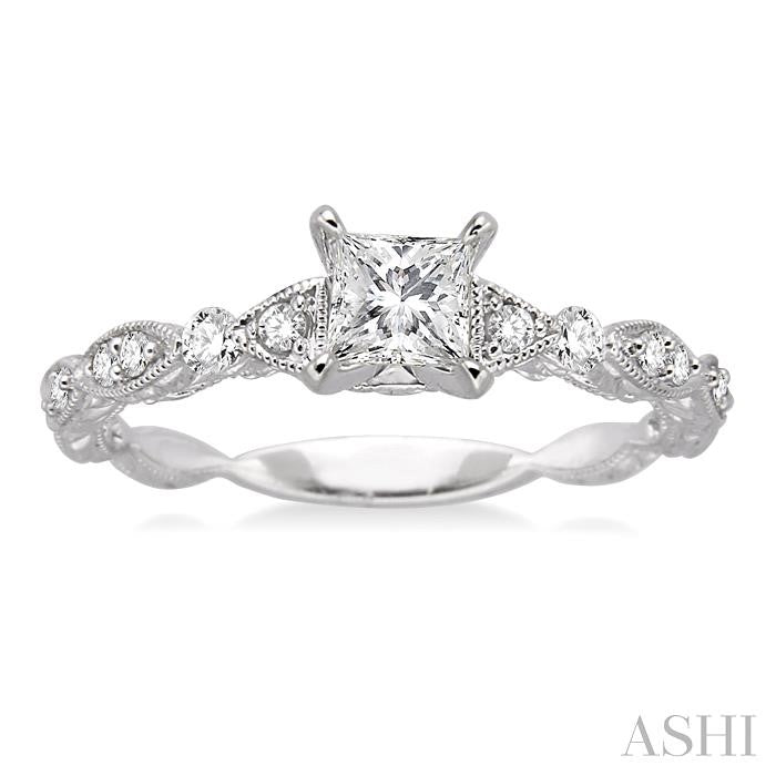 Semi-Mount Diamond Engagement Ring