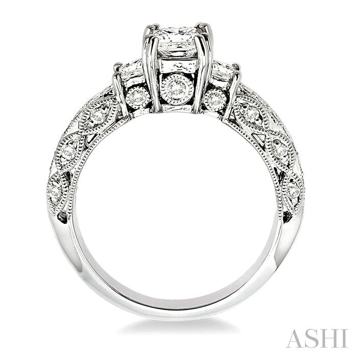 Past Present & Future Diamond Engagement Ring