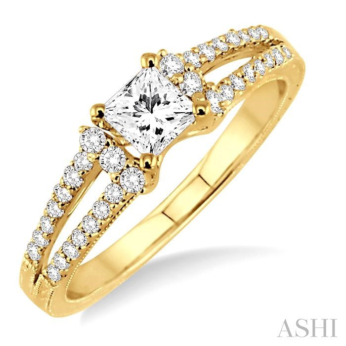 Semi-Mount Diamond Engagement Ring