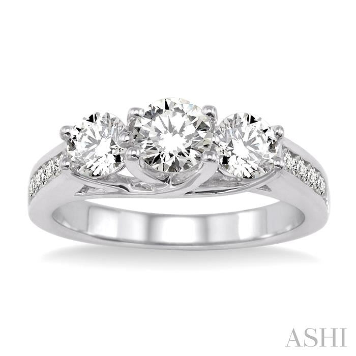 Past Present & Future Diamond Engagement Ring