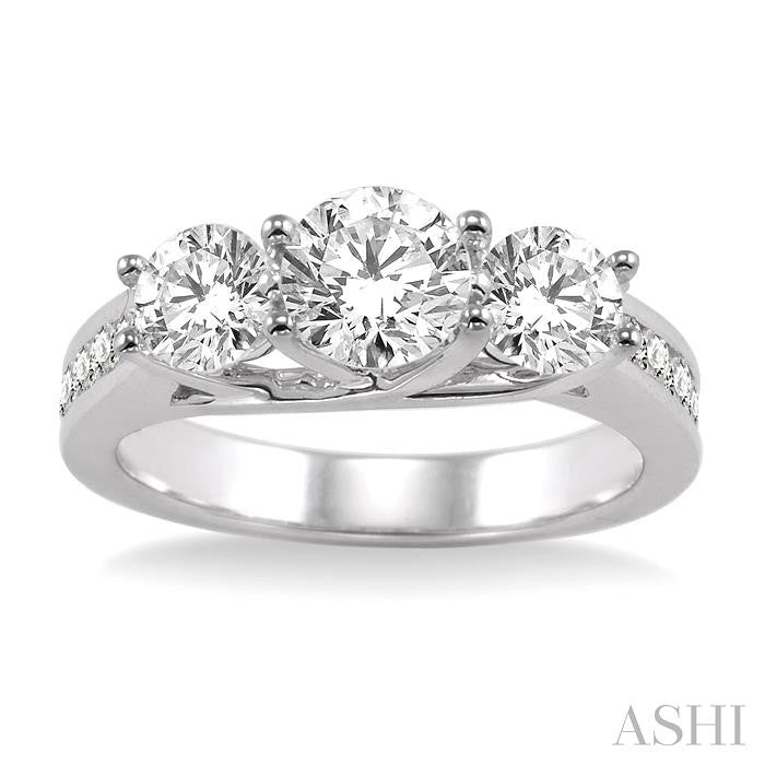 Past Present & Future Diamond Engagement Ring