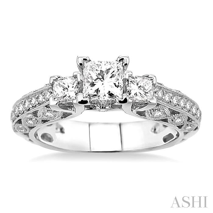 Past Present & Future Diamond Engagement Ring