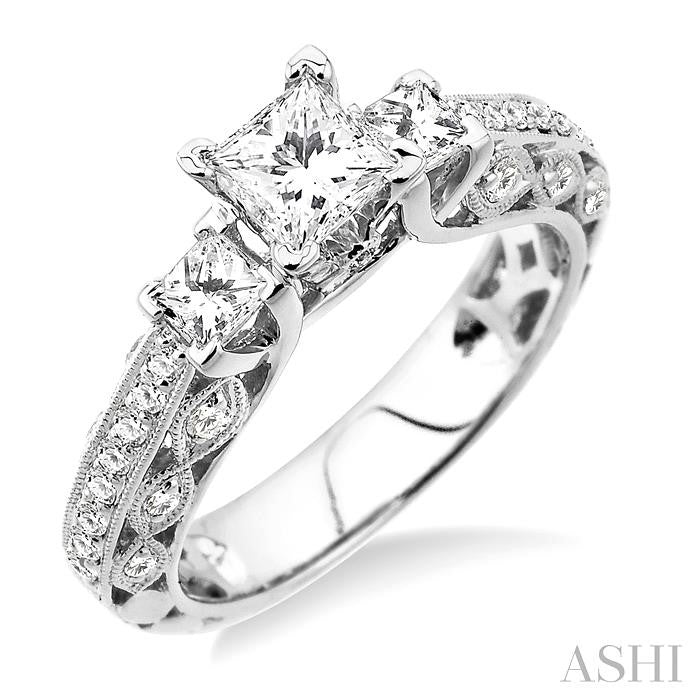 Semi-Mount Diamond Engagement Ring