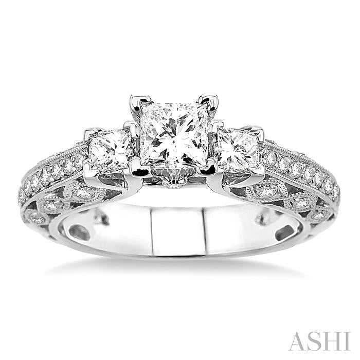 Semi-Mount Diamond Engagement Ring