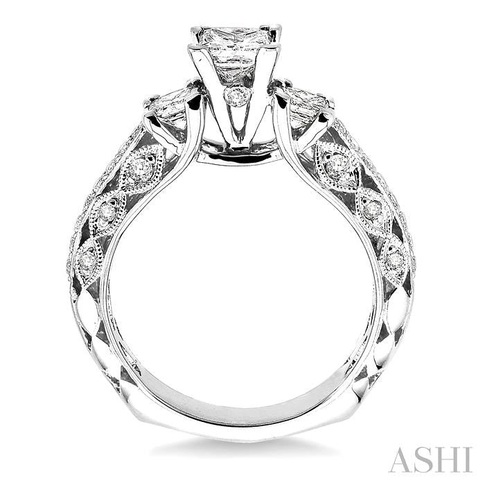 Semi-Mount Diamond Engagement Ring