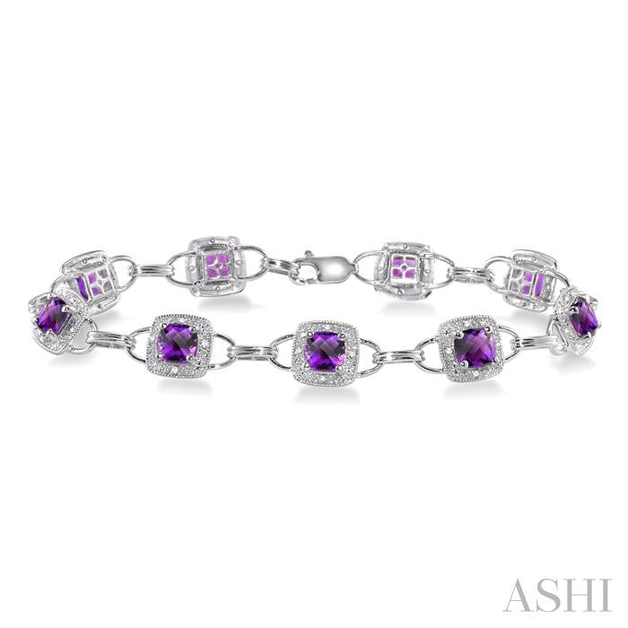 Gemstone & Diamond Bracelet