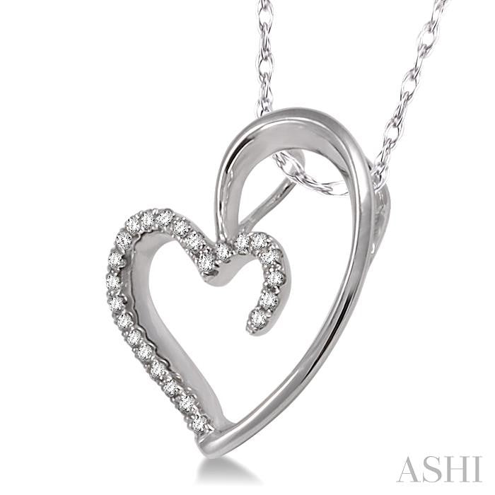 Heart Shape Diamond Pendant