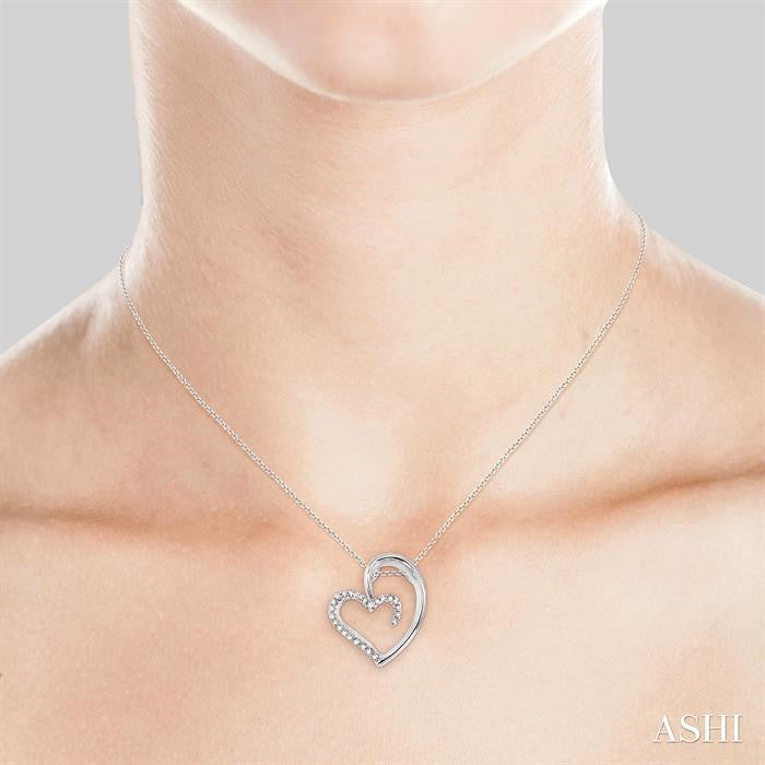 Heart Shape Diamond Pendant