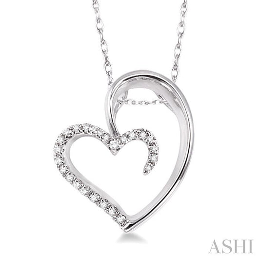 Heart Shape Diamond Pendant