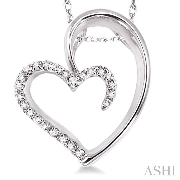 Heart Shape Diamond Pendant