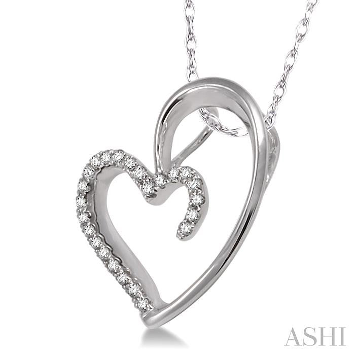 Heart Shape Diamond Pendant