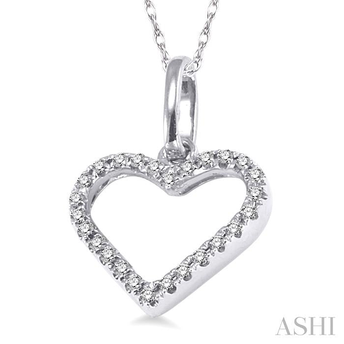 Heart Shape Diamond Pendant