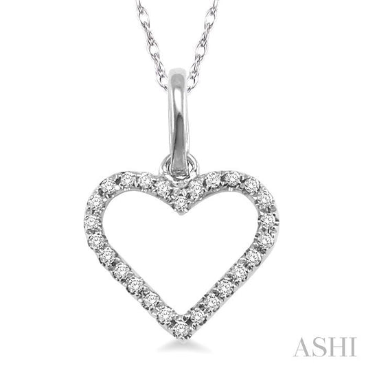 Heart Shape Diamond Pendant