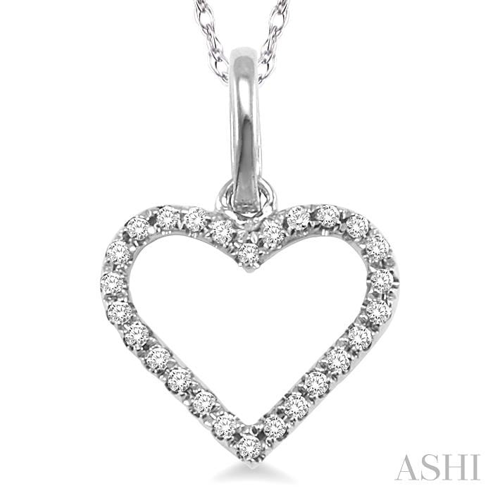 Heart Shape Diamond Pendant