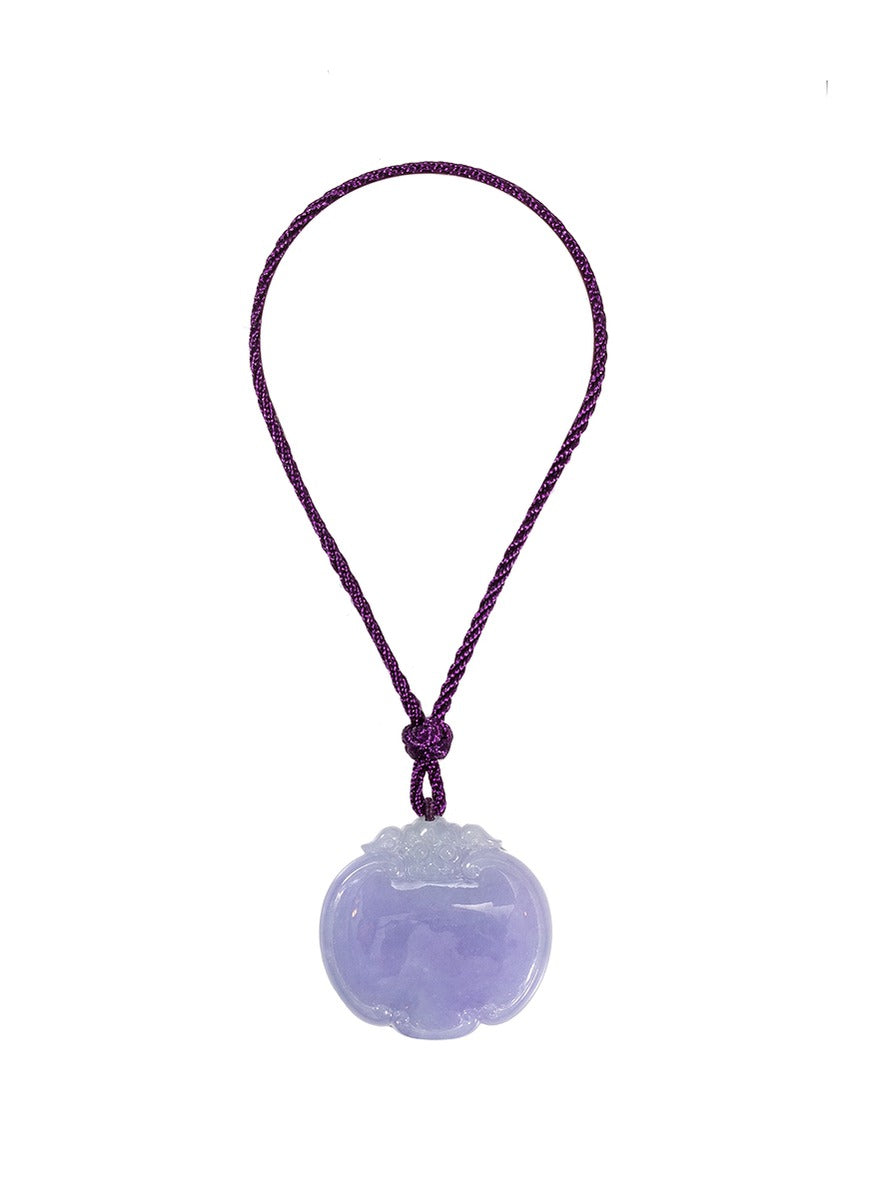 Jade plaque - Samuel Kung - Purple