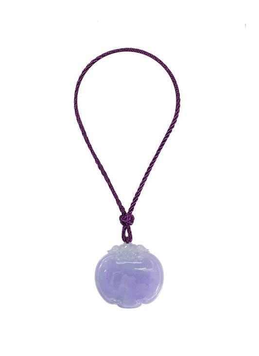 Jade plaque - Samuel Kung - Purple