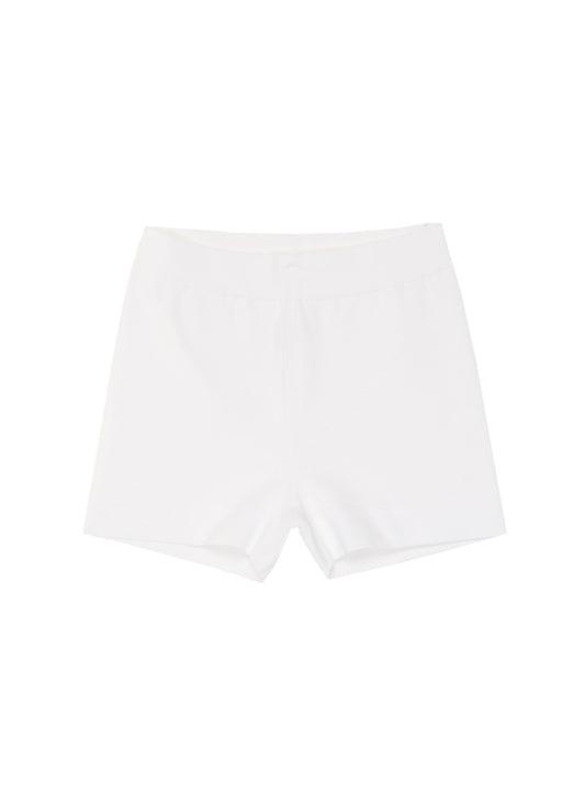 Stretch knit shorts - Azzedine Alaïa - White