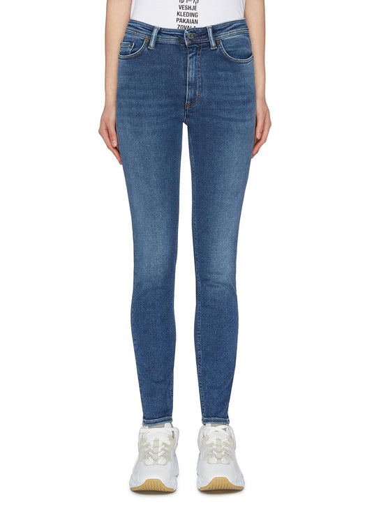 Peg' washed skinny jeans - Acne Studios - Blue