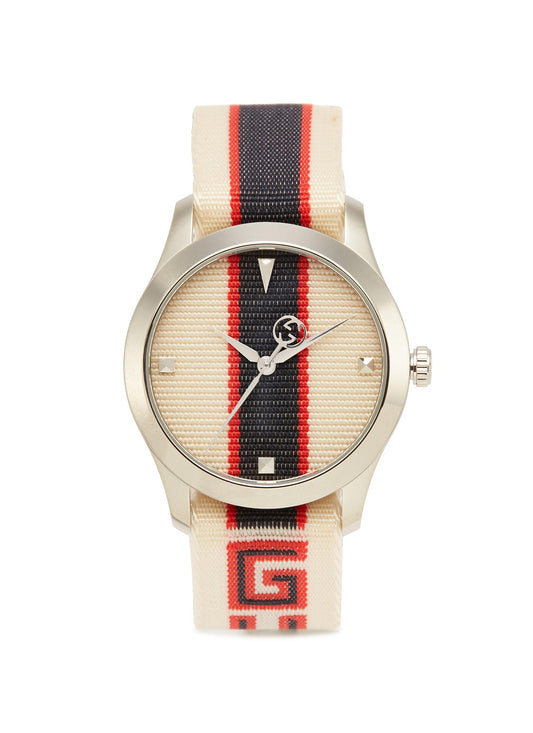 G-Timeless' logo strap 38mm watch - Gucci - Multi-colour