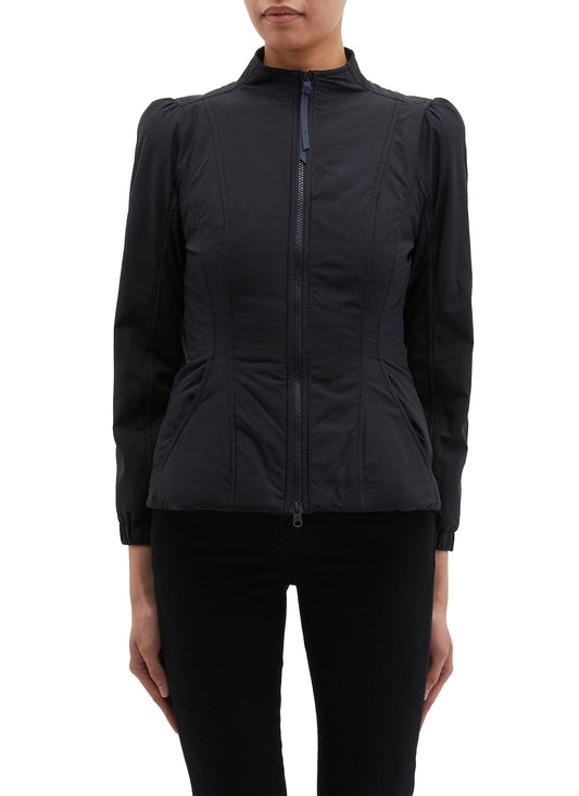 Puff shoulder panelled jacket - PHVLO - Black