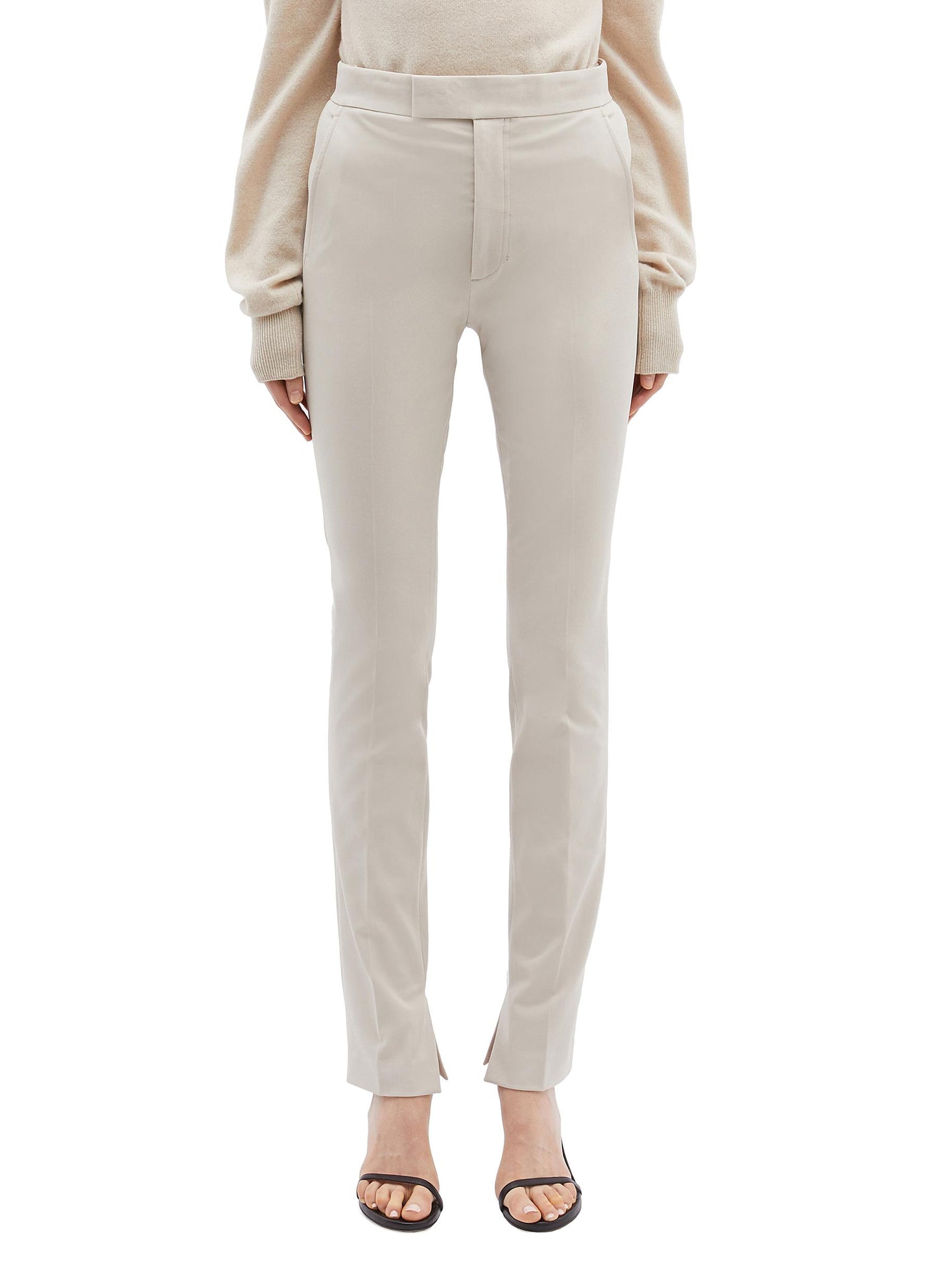 Rider' split cuff legging pants - Helmut Lang - Neutral