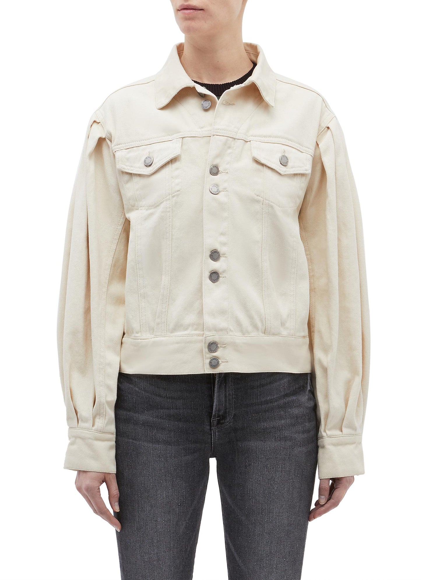 Essentials' denim jacket - C/MEO COLLECTIVE - White