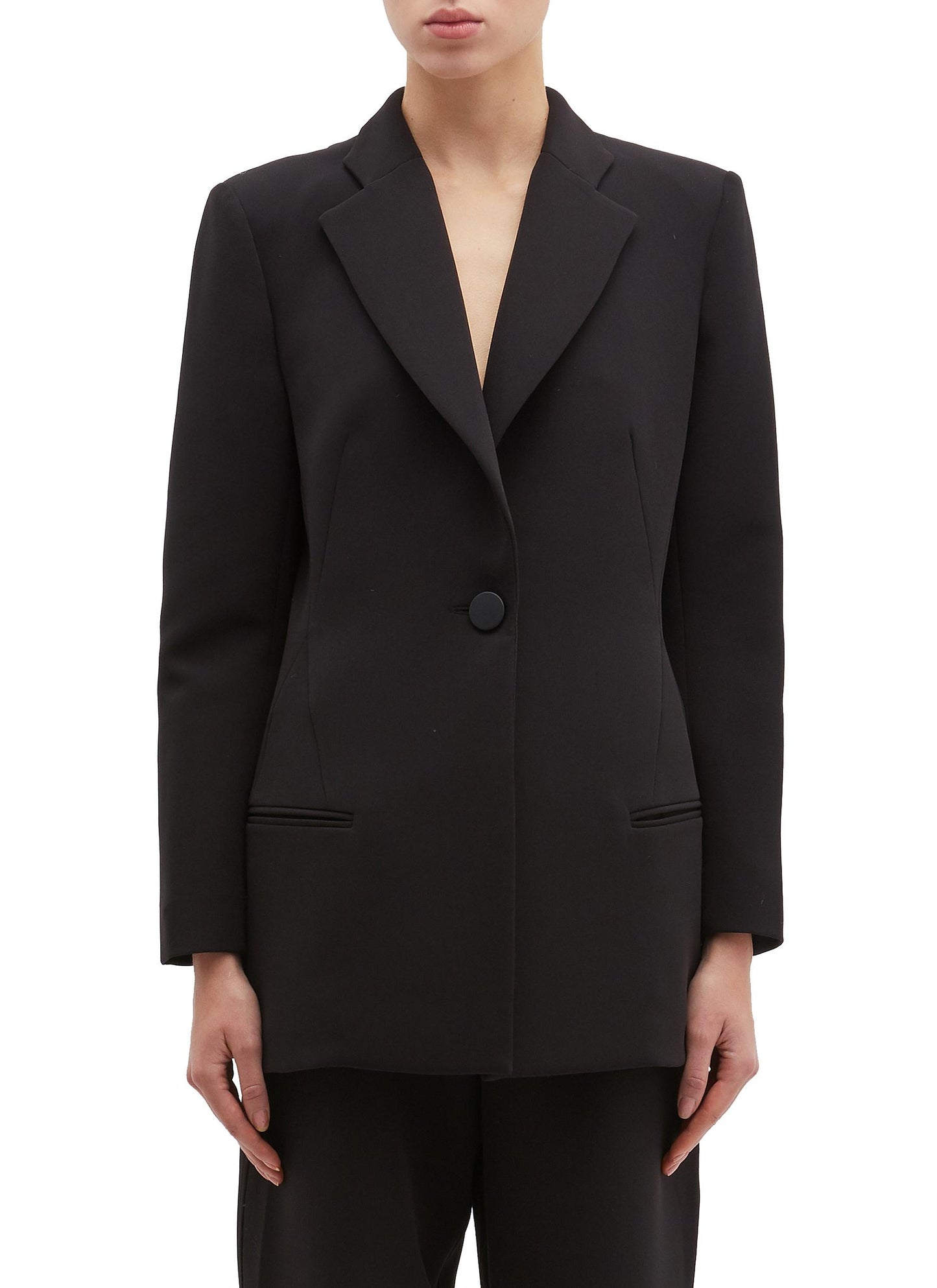 Intersect darted blazer - Christopher Esber - Black