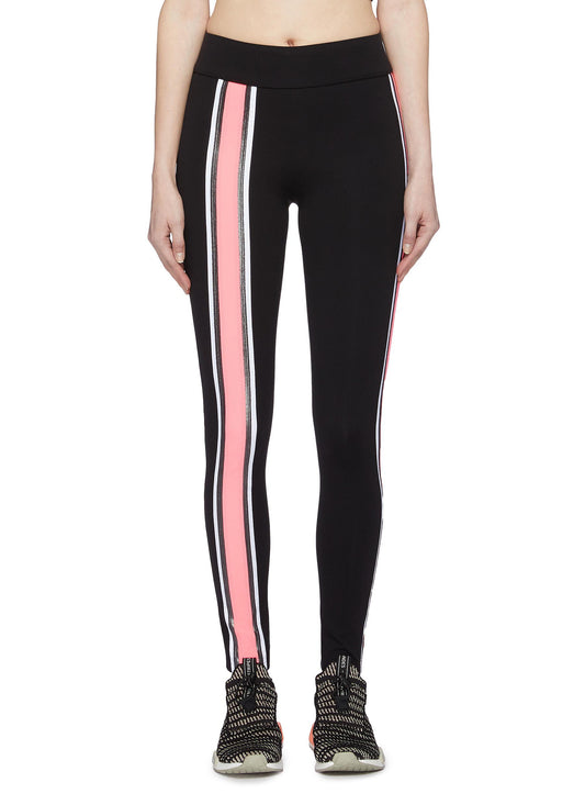 Kanawai Lau' contrast stripe performance leggings - NO KA’OI - Multi-colour