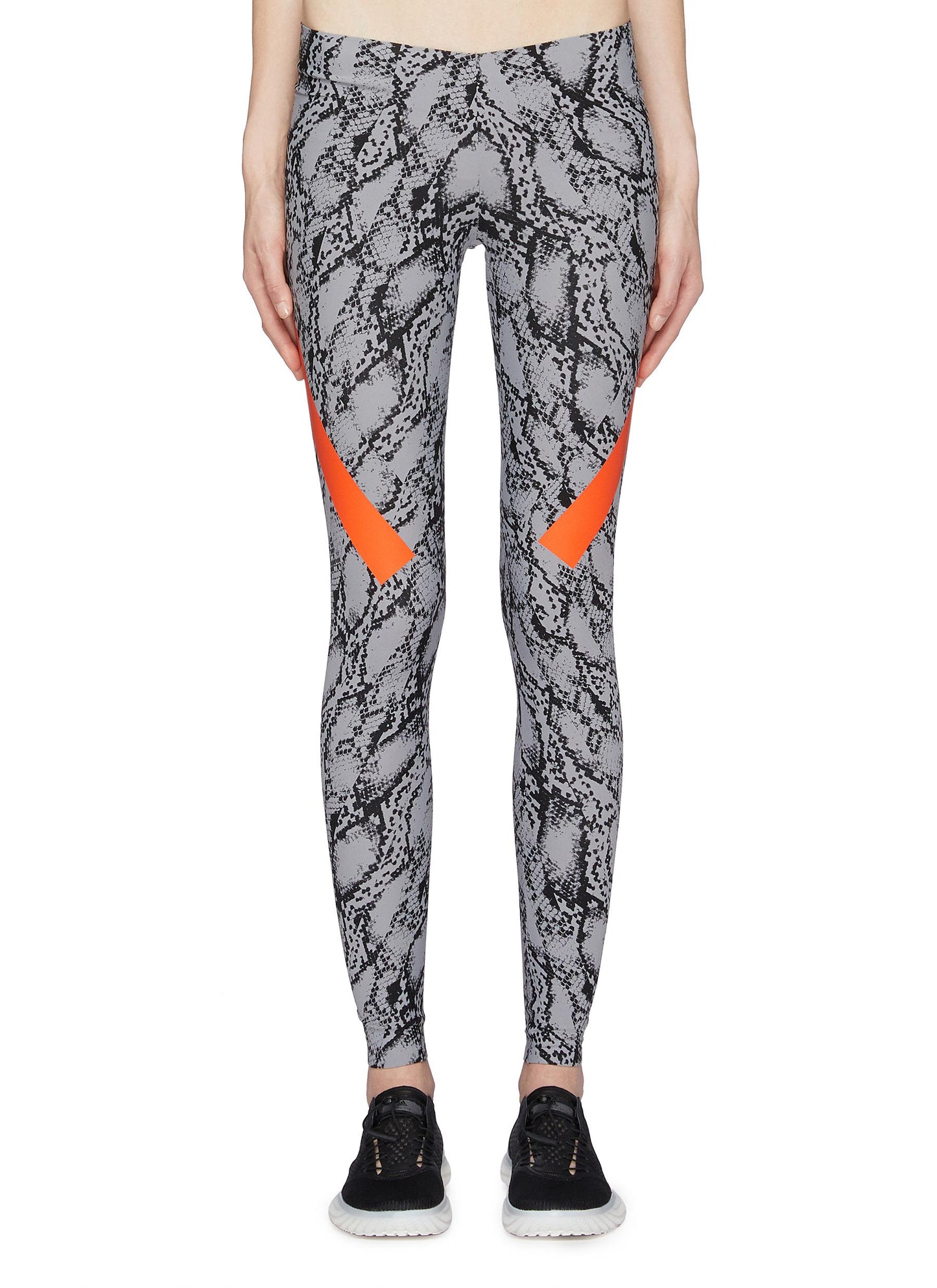 Alphaskin 360' snake print Climachill® performance leggings - adidas by Stella McCartney - Multi-colour