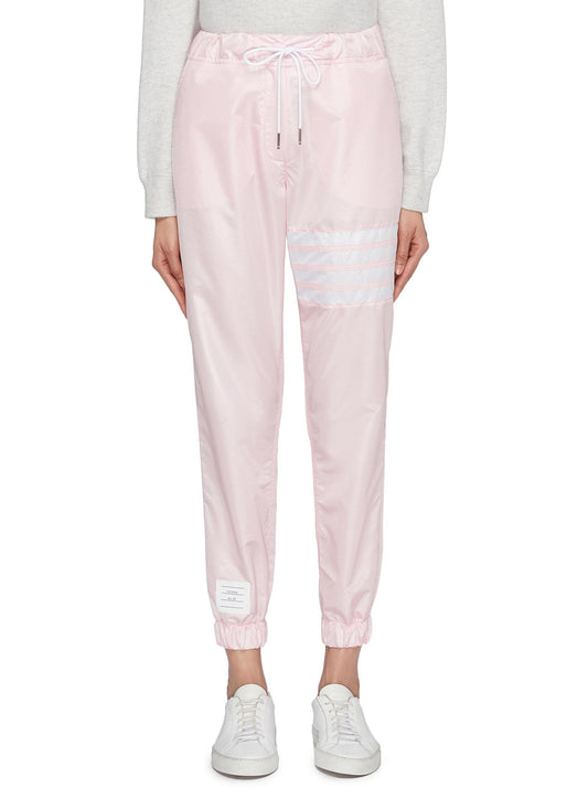 Stripe trackpants - Thom Browne - Pink