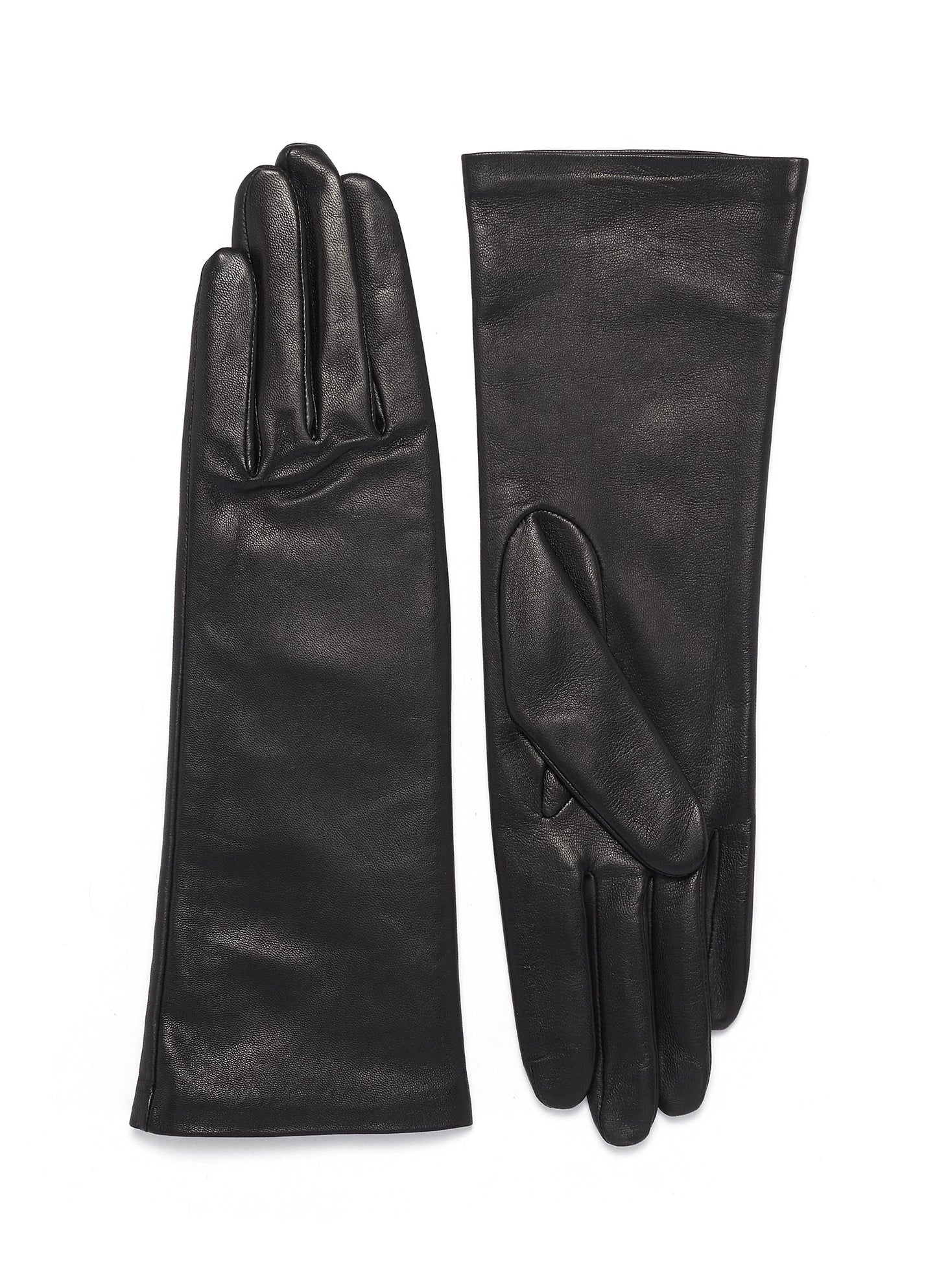 Logo print lambskin gloves - Balenciaga - Black