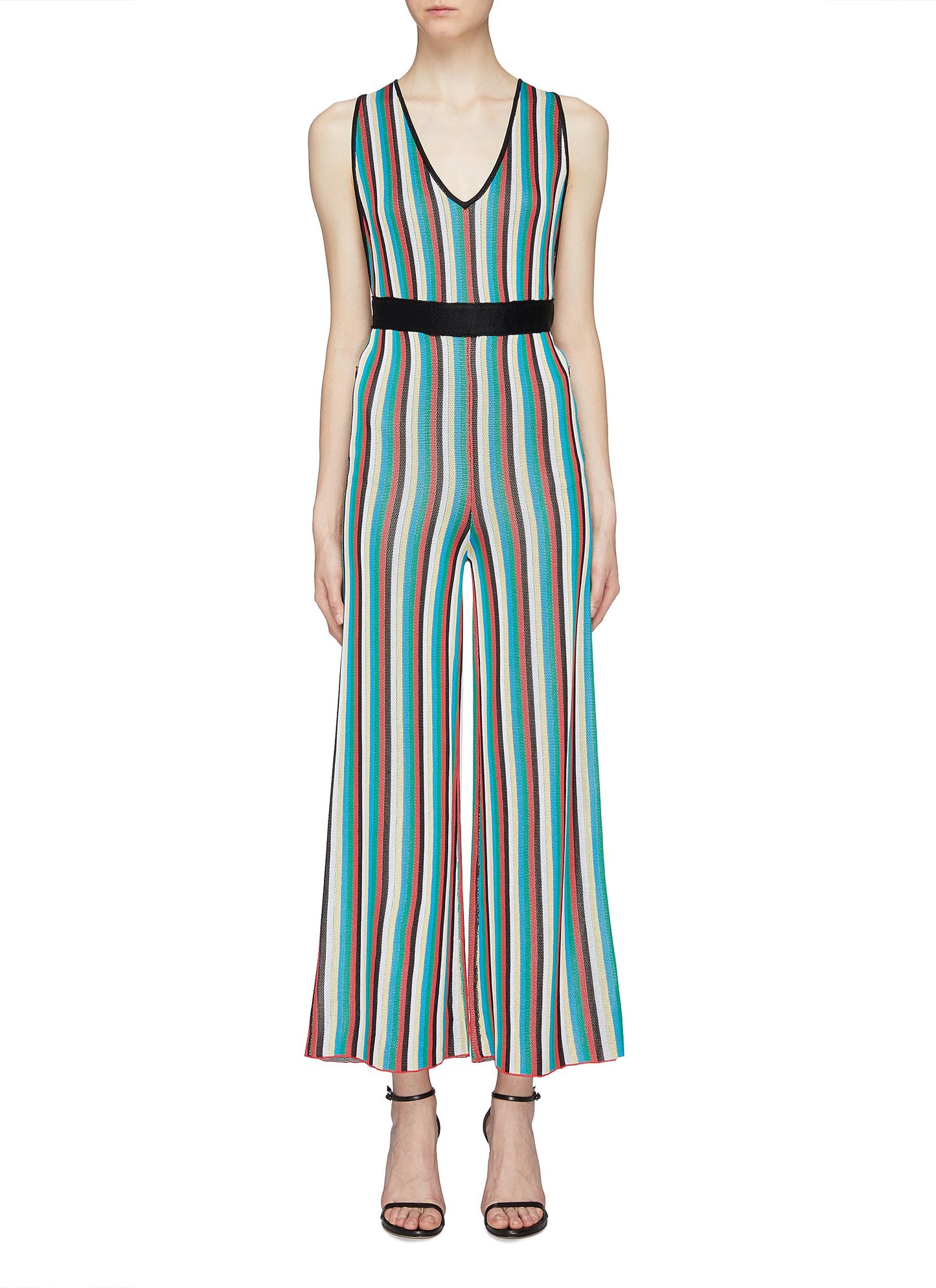 Stripe wide leg jumpsuit - PH5 - Multi-colour