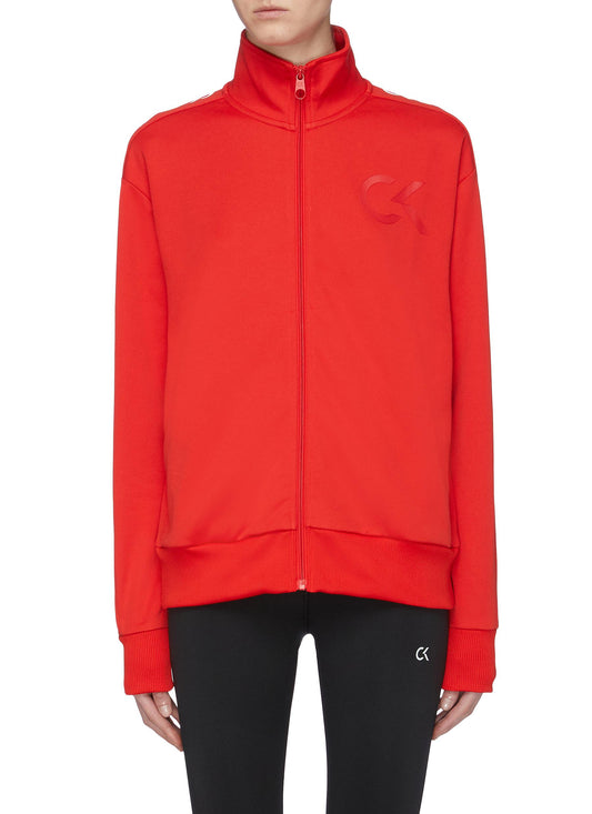 Logo sleeve jacket - Calvin Klein Performance - Red