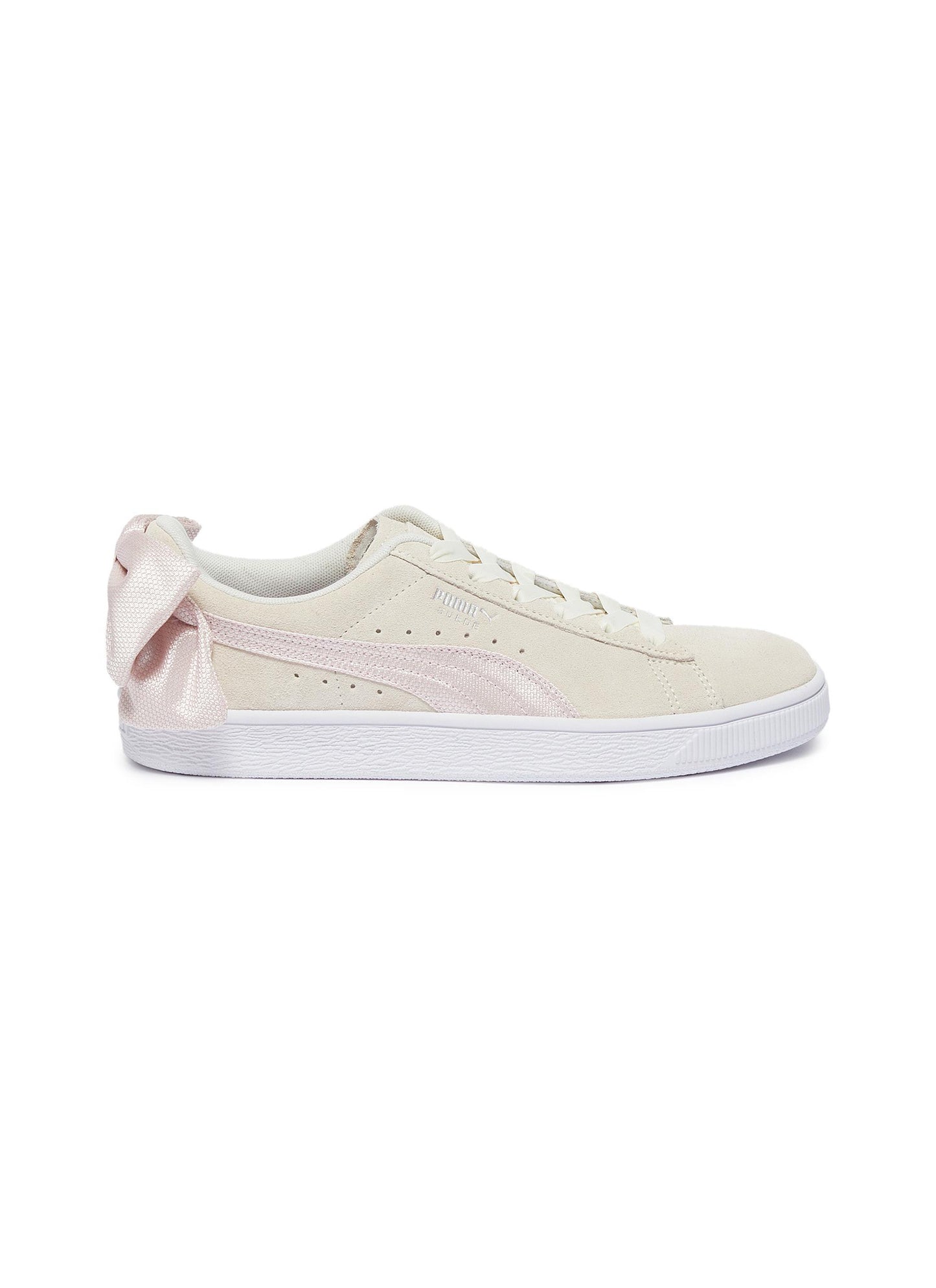 Suede Bow Hexamesh' sneakers - PUMA - Neutral