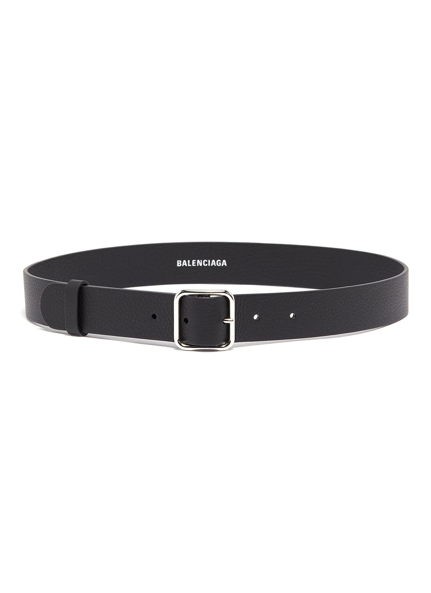 Everyday' logo print leather belt