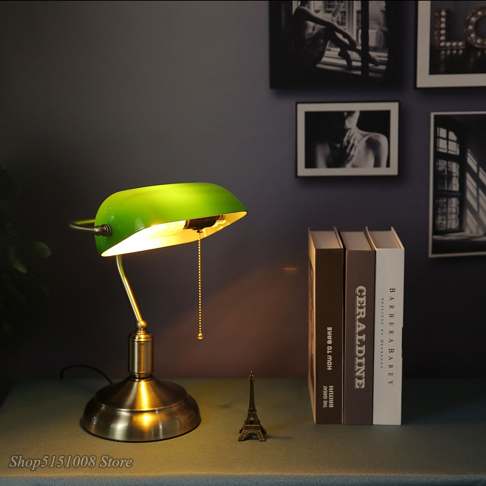 Retro Bank lamp