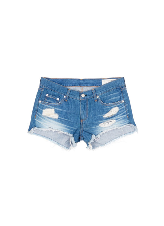 Cut Off' distressed denim shorts - rag & bone/JEAN - Blue