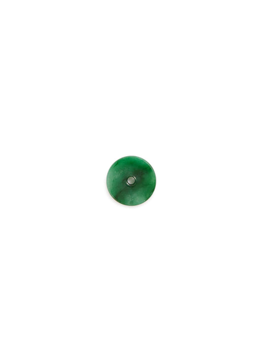 Jade disc pendant - Samuel Kung - Metallic